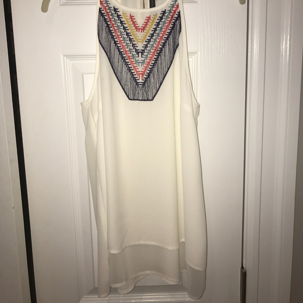 THML Tank with Front Detail and Exposed Zipper