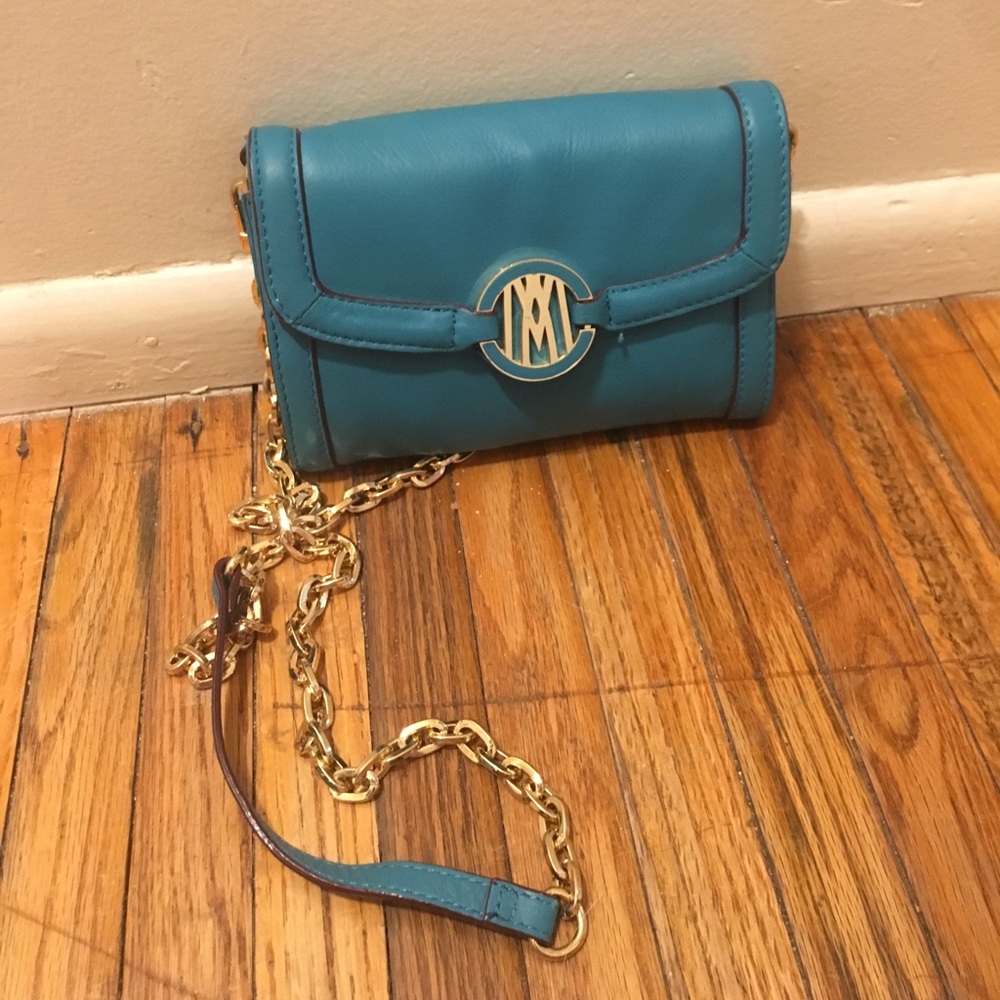 Teal Antonio Melani satchel purse