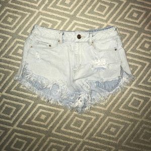 Denim shorts