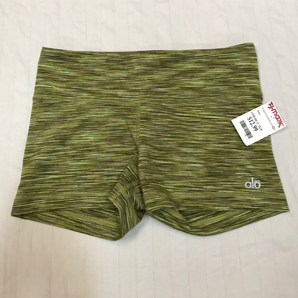 Mixed Green alō Yoga Spandex