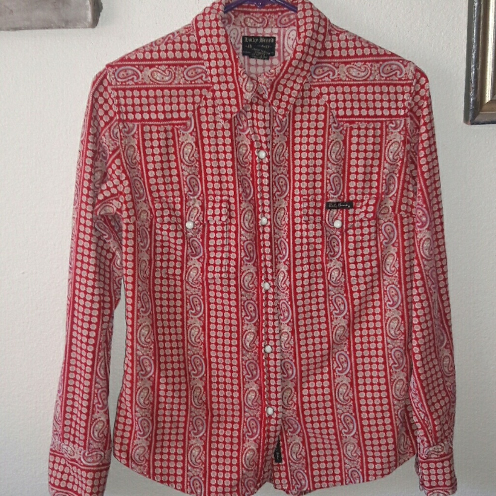 Corduroy cowgirl shirt