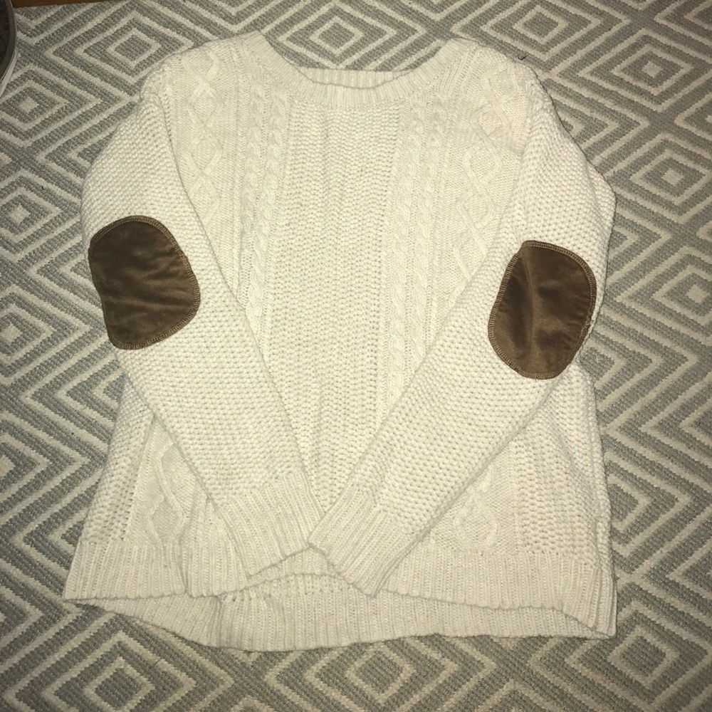 Cable knit sweater