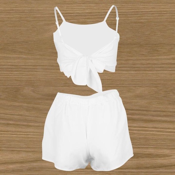 "Amadora" ll Rose Appliqué Two-Piece Set ❣ - Picture 4 of 8