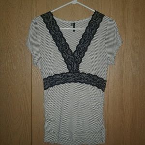 maurices  polka dot top