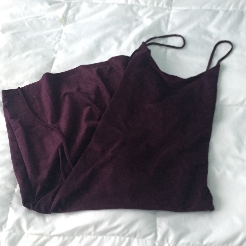 ✨STRAPPY SUEDE DRESS✨