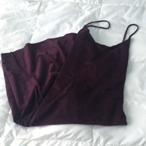 ✨STRAPPY SUEDE DRESS✨