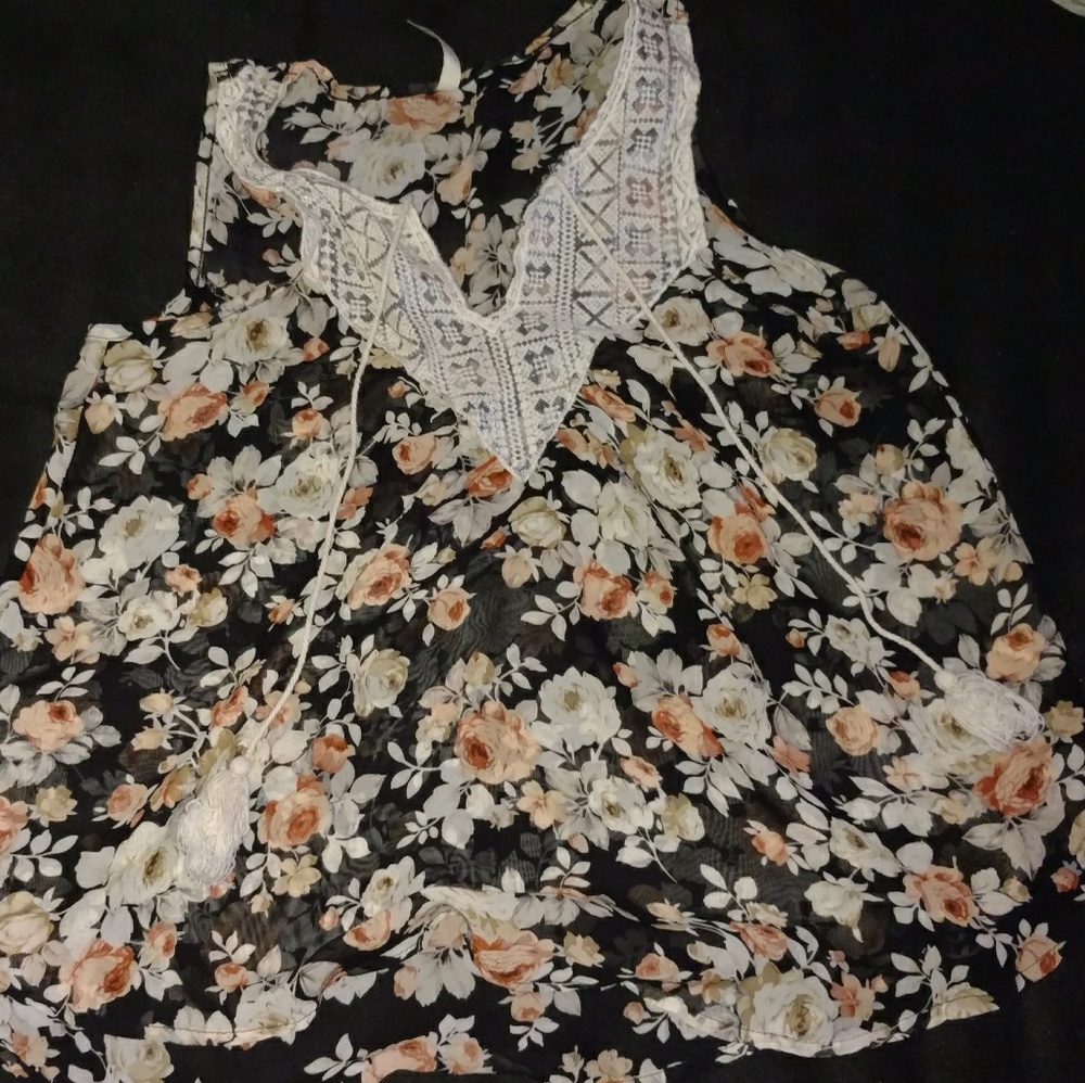 Choclate Floral Shirt