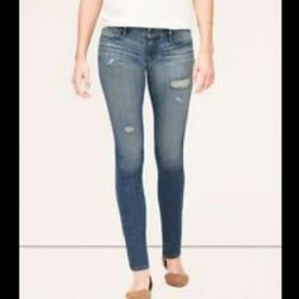 Ann taylor loft size 2 petite modern skinny jeans