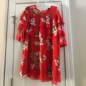 Who What Wear flutter sleeve Dress