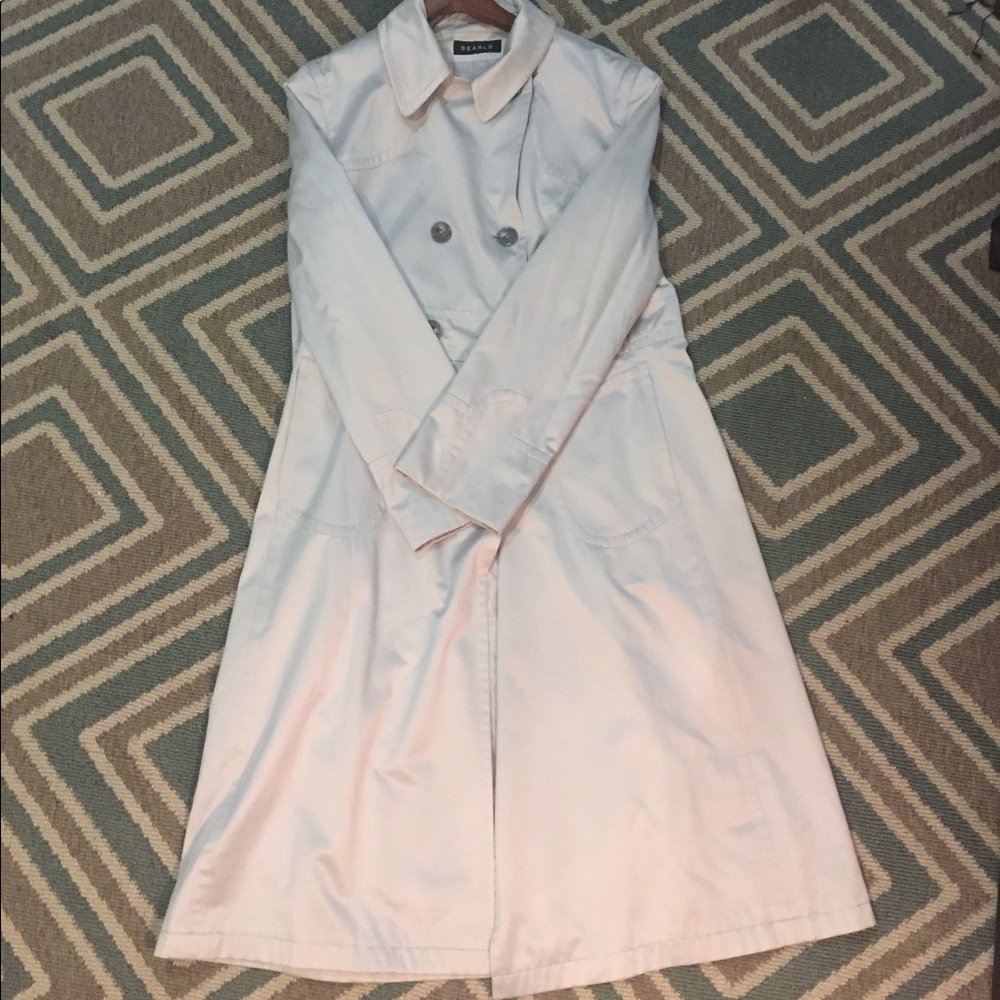 Barely Worn Searle Double-Breasted Long Trench
