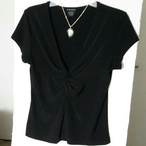 Black elegant top, M