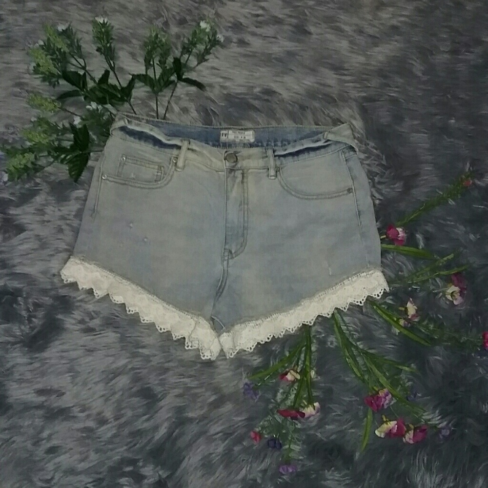 Free People Lace Shorts