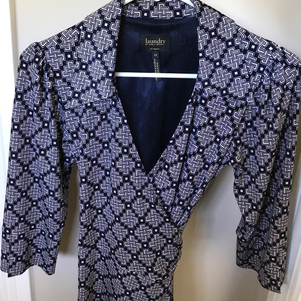 Laundry by Shelli Segal wrap dress size XS
