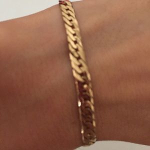 Golden bracelet.
