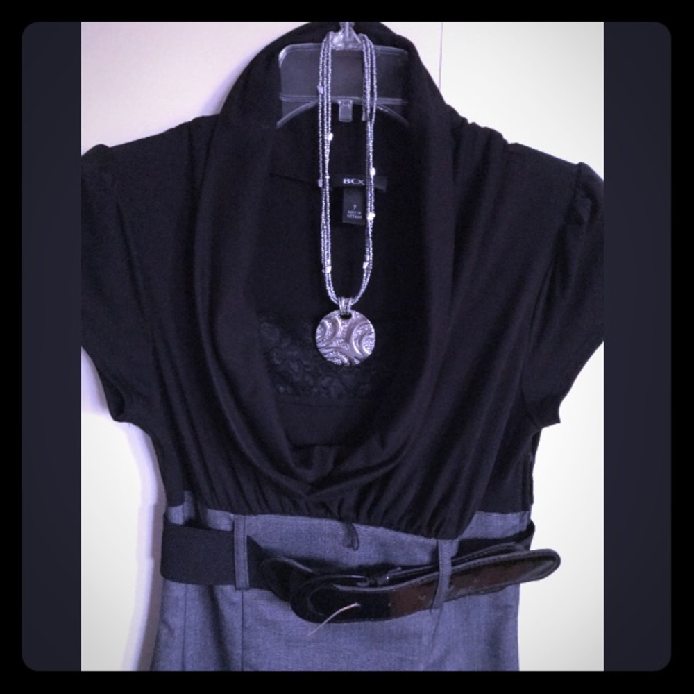 Black & Gray Dress