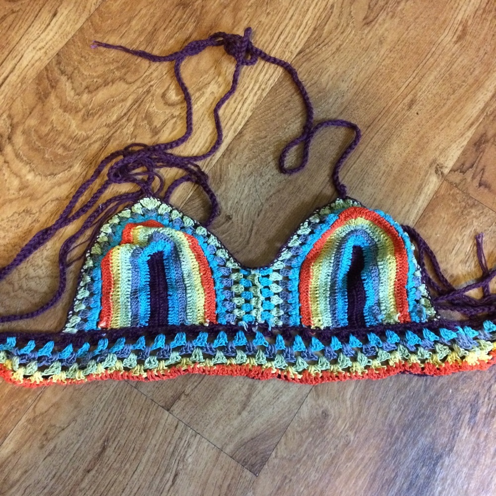 *SOLD* Earthbound crochet top