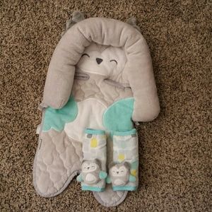 Carters Owl infant car seat insert used once