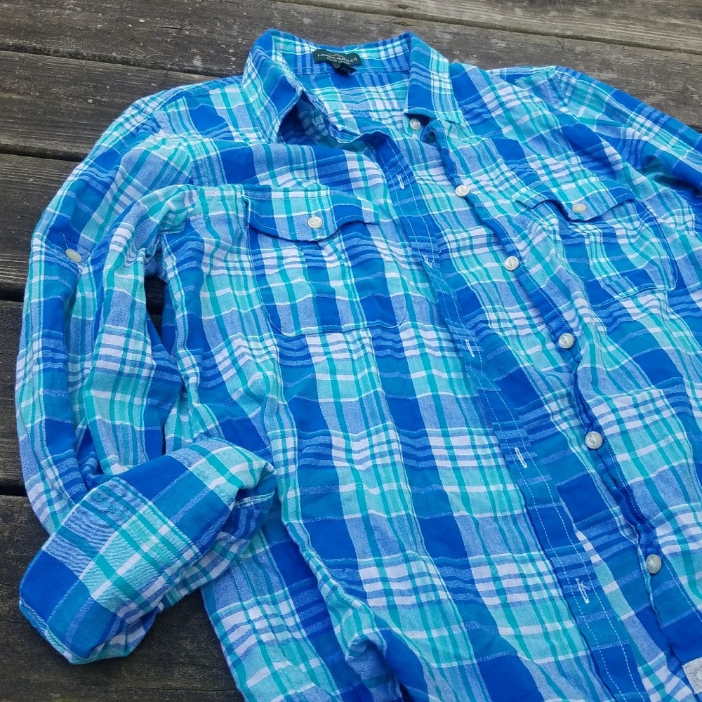 Ralph Lauren convertible plaid shirt