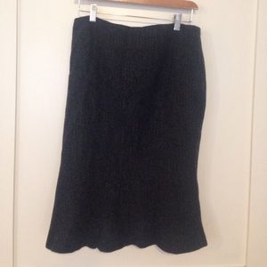 Lauren grey tweed skirt.