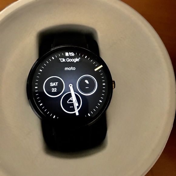 Moto 360 Black Smart Watch