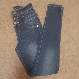 High-Waisted Super Skinny Jeans