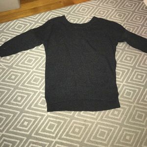 Grey wool sweater