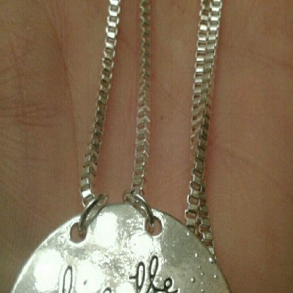 LIVE THE LIFE YOU LOVE Quote
Double Side Necklace - Picture 4 of 7