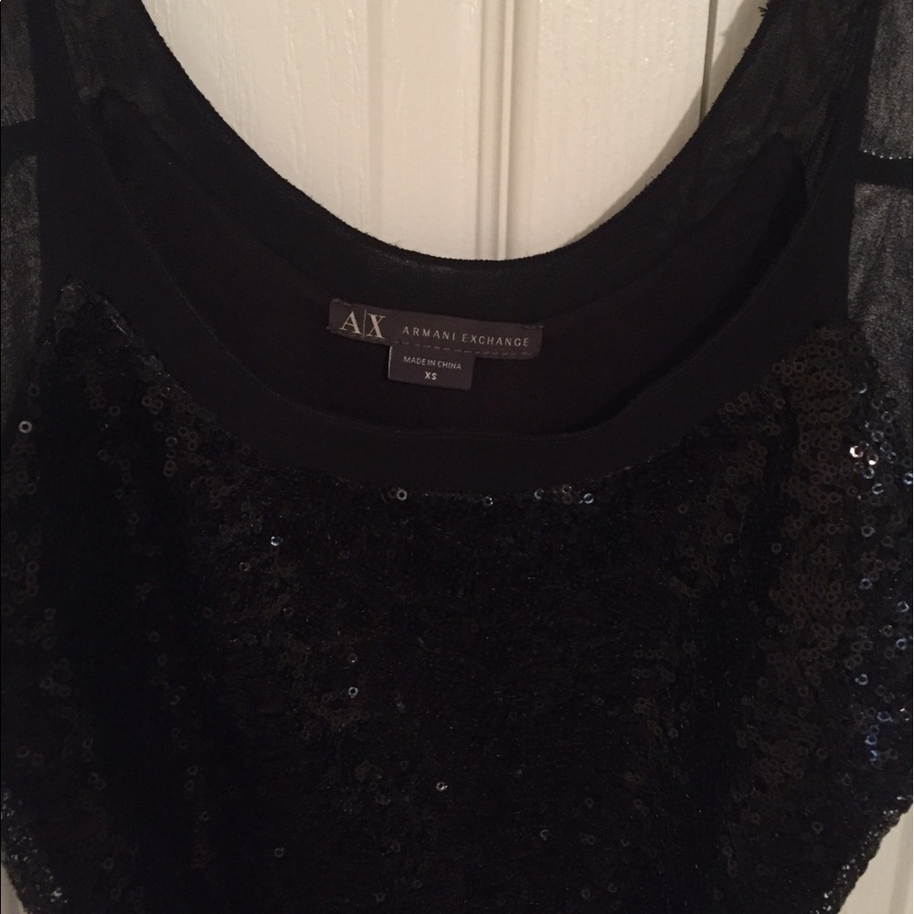Armani Exchange timeless sequin dress