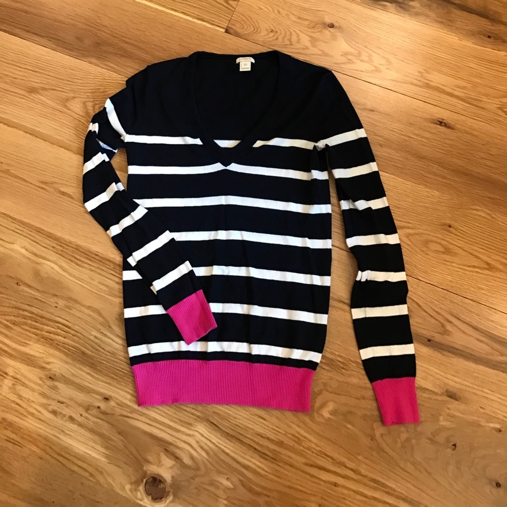 J.Crew striped sweater