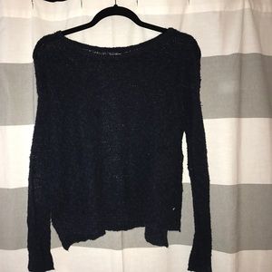 Abercrombie and Fitch blue nit sweater