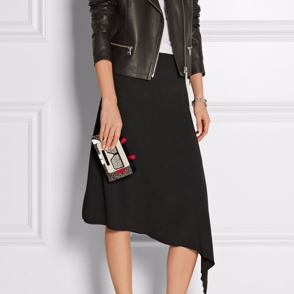 KARL LAGERFELD Robot glittered acrylic clutch bag - Picture 3 of 5