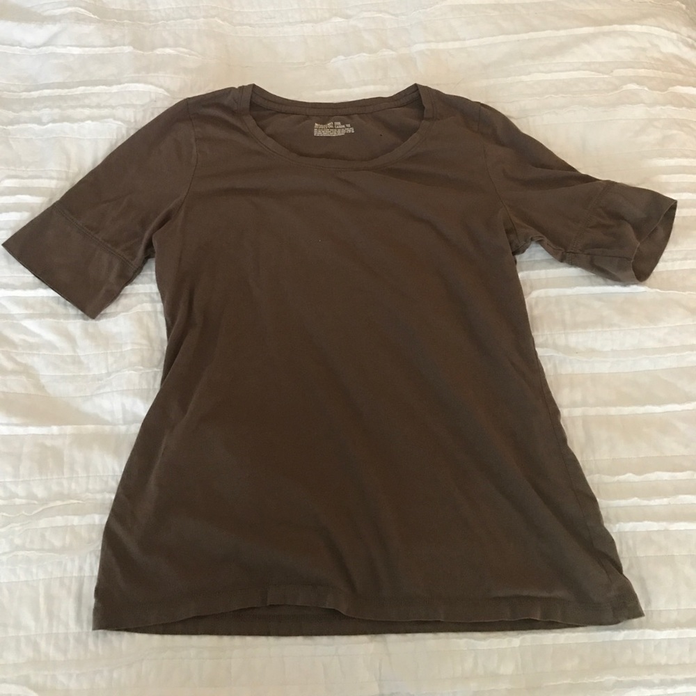 Brown Mossimo Short Sleeve Tee