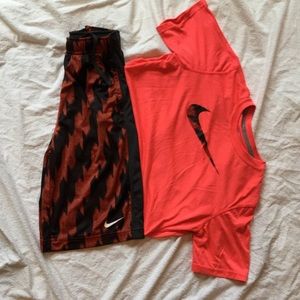 Nike Boys Shorts & Tee