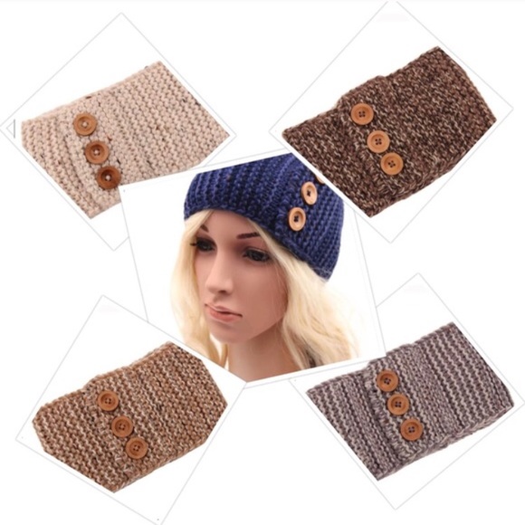 Knitted headband/wrap grey NWOT - Picture 5 of 5