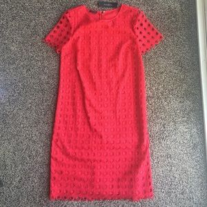 Talbots Red Dress Eyelet NWT