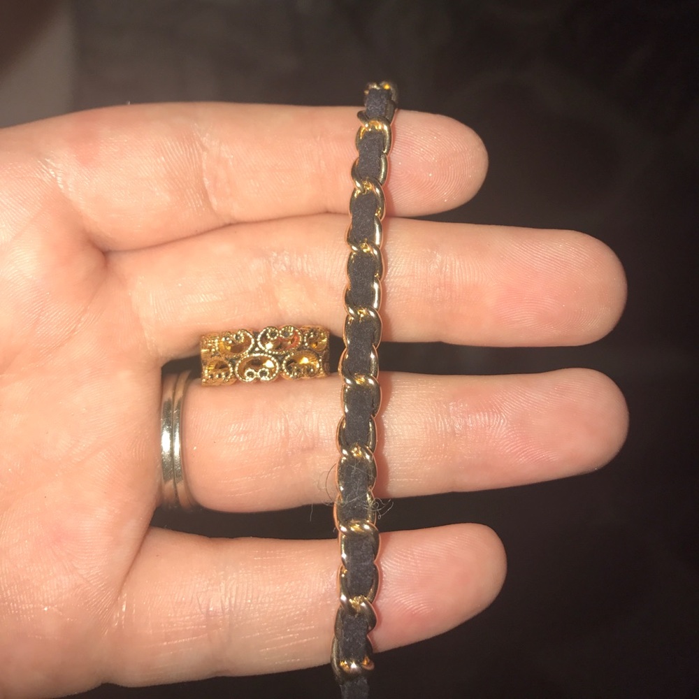 Matching ring and gold bracelet!