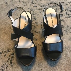 Audrey Brooke Platform Heeled Sandal size 6.5