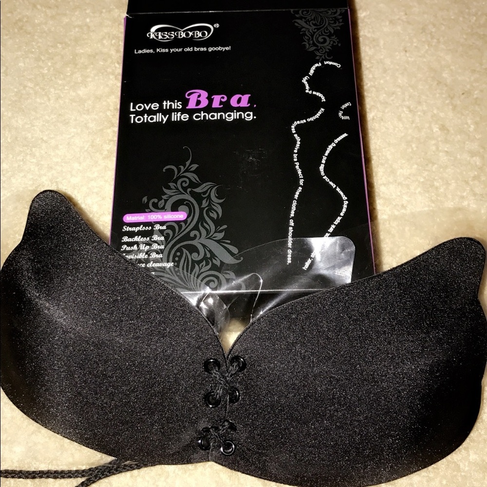 Sticky bra.