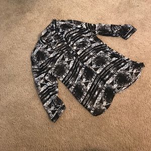Tribal print blouse