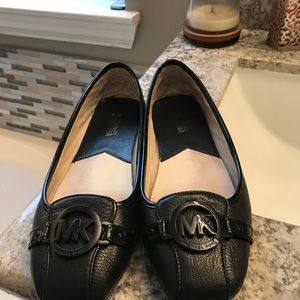MK Fulton Saffiano Flats