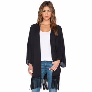 BCBGenerantion Fringe Kimono