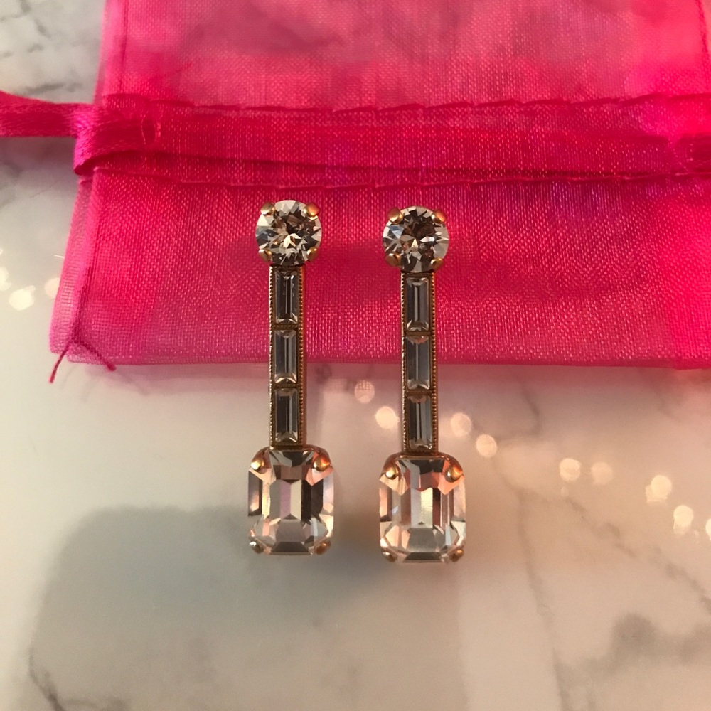 Catherine Popesco La Vie Emerald Cut Studs
