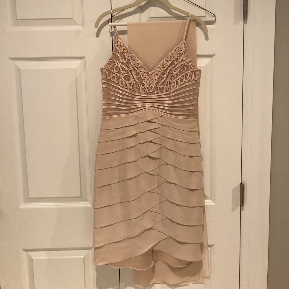 Champagne/beige cocktail dress