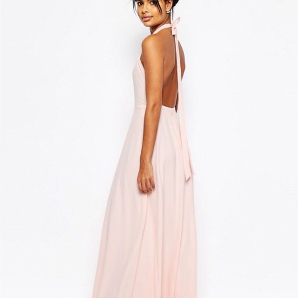 ASOS open back maxi dress