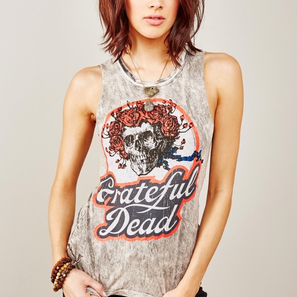 Grateful Dead Skull & Rose Tank - Picture 3 of 5