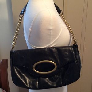 Black hobo purse