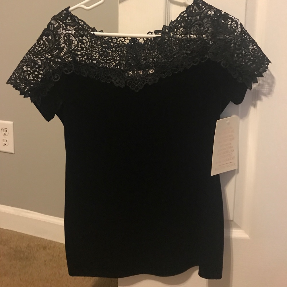 Boston Proper lace top