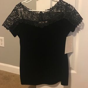 Boston Proper lace top