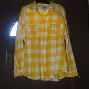 Plaid long sleeve shirt