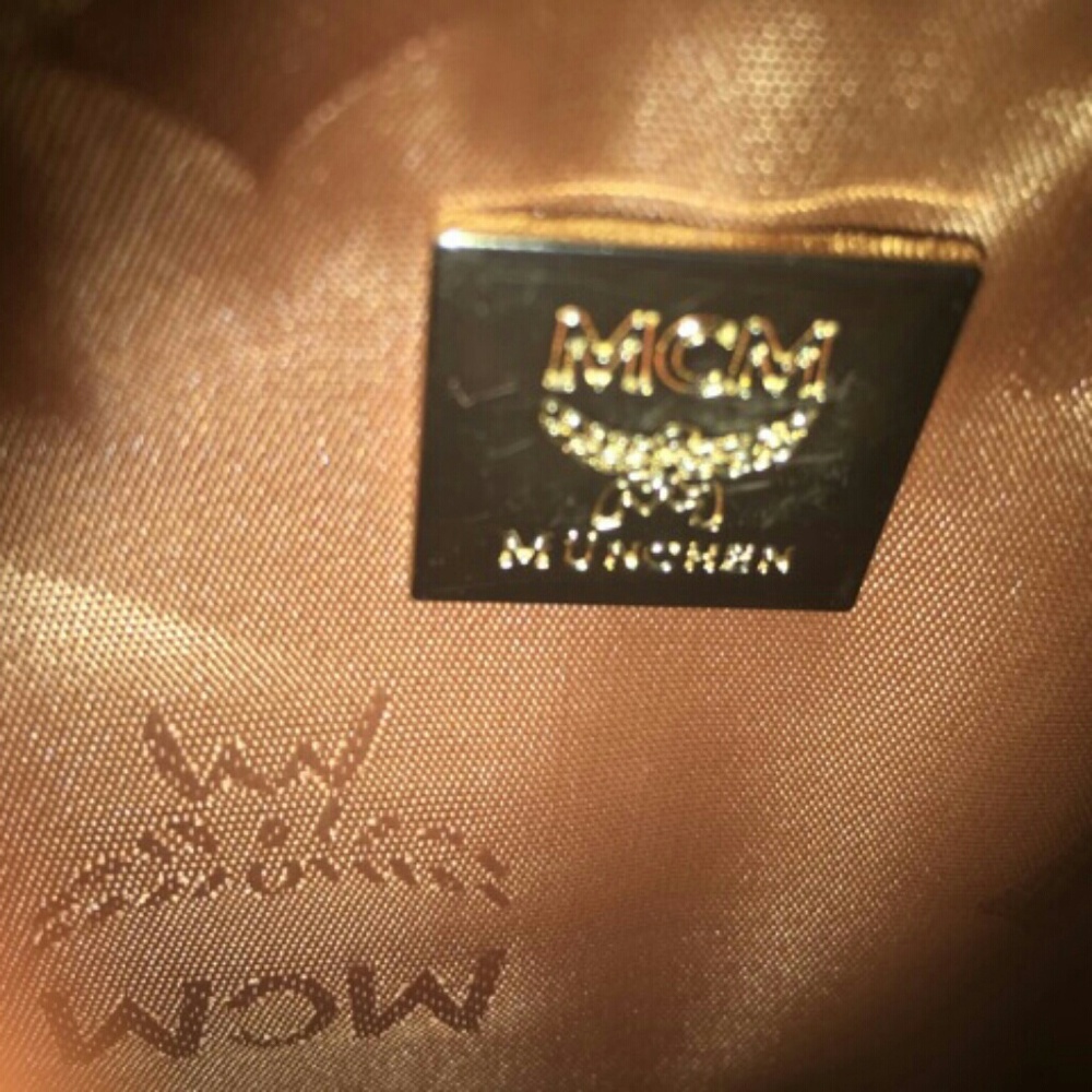 MCM Red Backpack (Authentic) - Picture 6 of 7